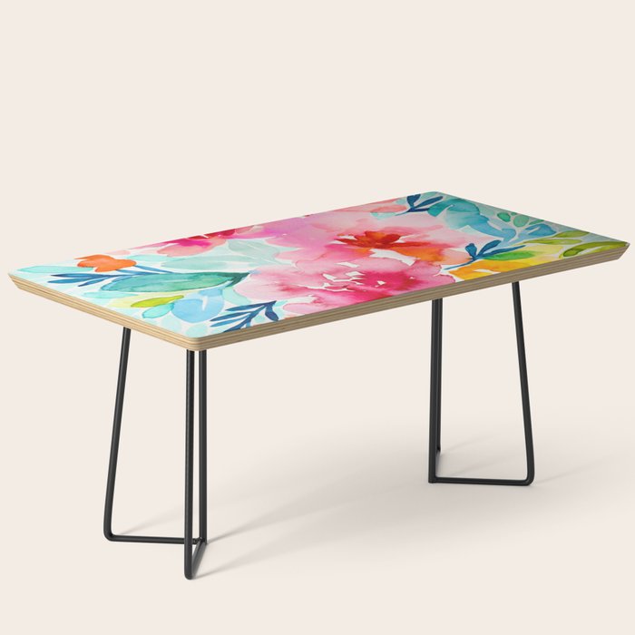 Neon Floral Coffee Table Gallery Image 1