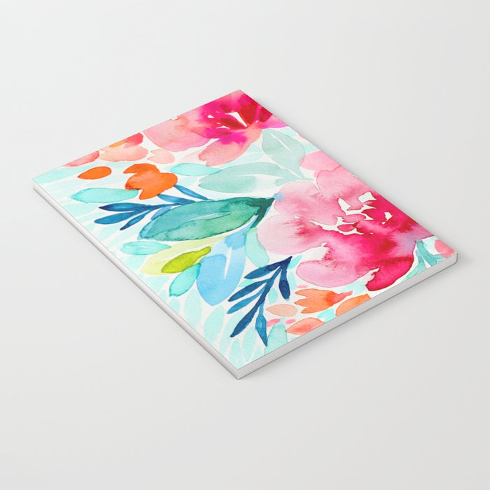 Neon Floral Notebook Gallery Image 3