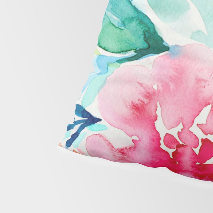 Neon Floral Pillow Sham Gallery Image 4