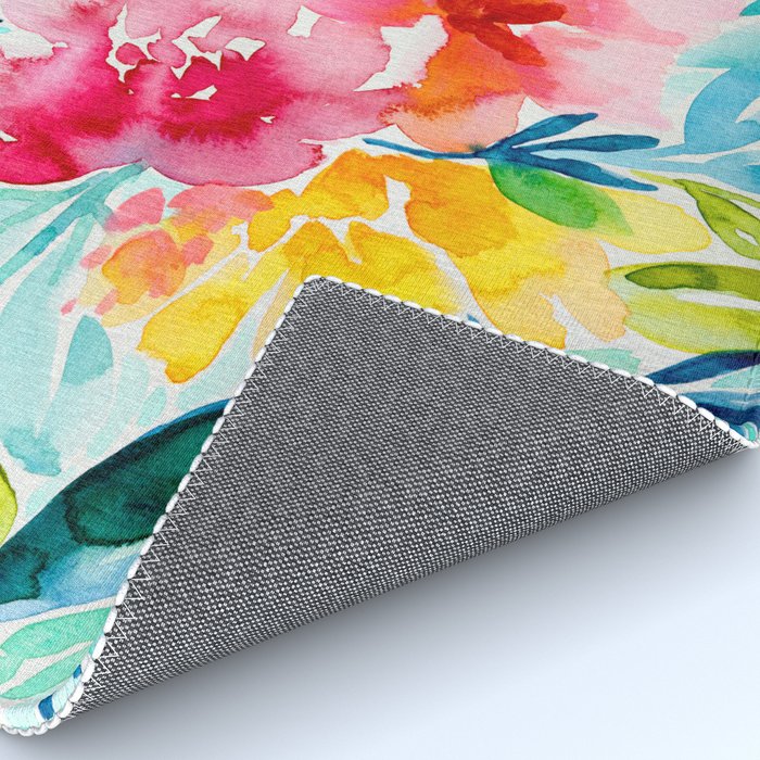 Neon Floral Rug Gallery Image 4