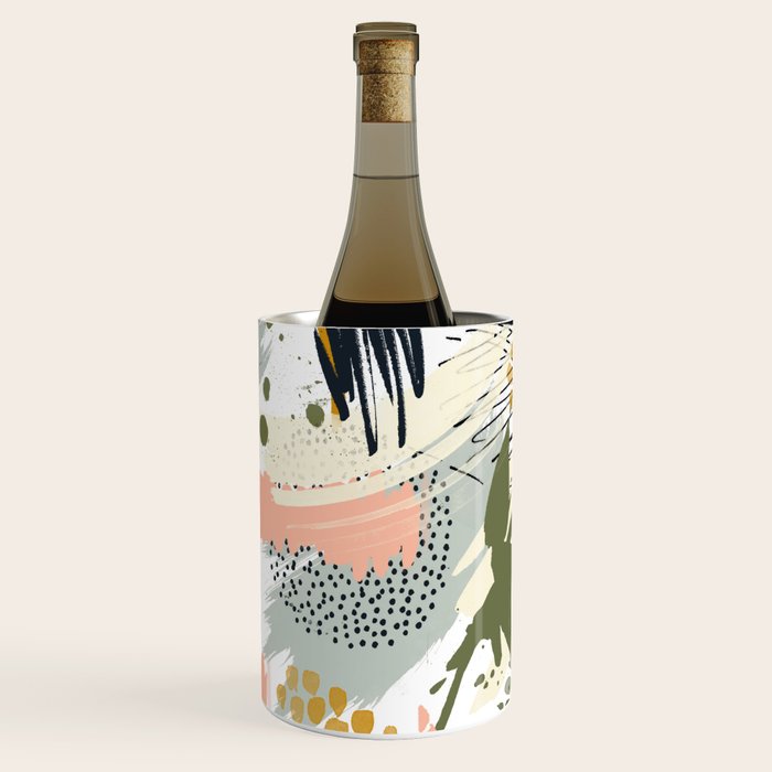Abstract strokes still life Wine Chiller Gallery Image 3