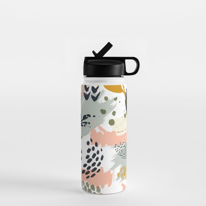 Abstract strokes still life Water Bottle Gallery Image 1
