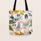 Abstract strokes still life Tote Bag Gallery Image 1