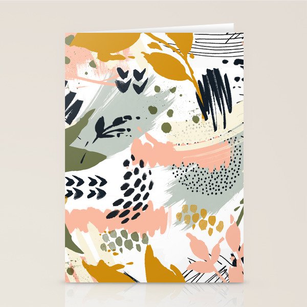 Abstract strokes still life Stationery Card Gallery Image 2
