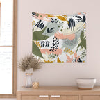 Abstract strokes still life Wall Tapestry Gallery Image 2