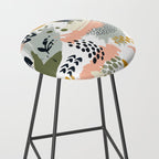 Abstract strokes still life Stool Gallery Image 2