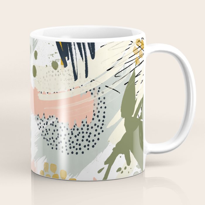 Abstract strokes still life Coffee Mug Gallery Image 1