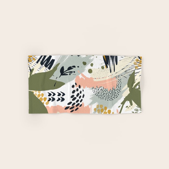 Abstract strokes still life Towels Gallery Image 1