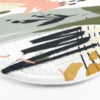 Abstract strokes still life Bath Mat Gallery Image 3