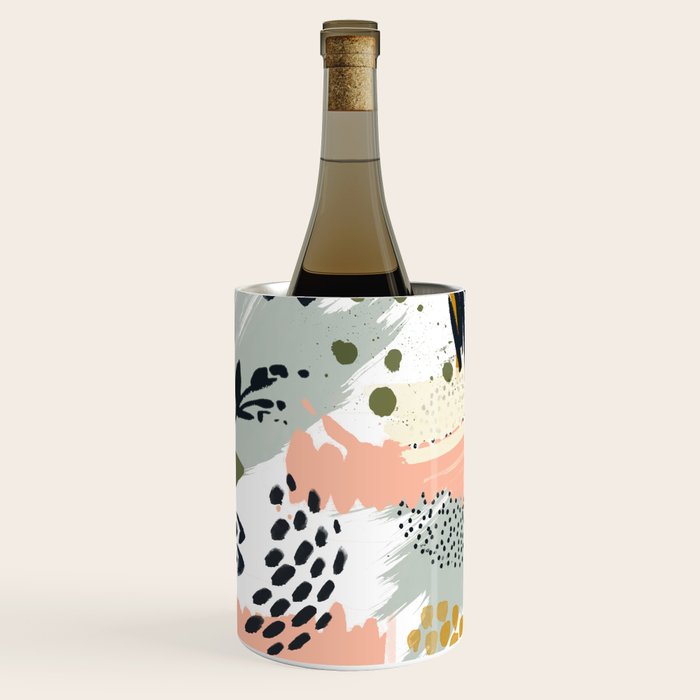 Abstract strokes still life Wine Chiller Gallery Image 1
