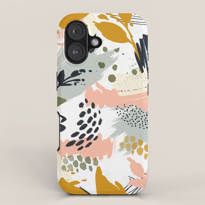 Abstract strokes still life iPhone Case Gallery Image 1