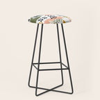 Abstract strokes still life Stool Gallery Image 1