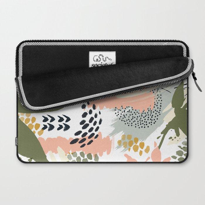 Abstract strokes still life Laptop Sleeve Gallery Image 2