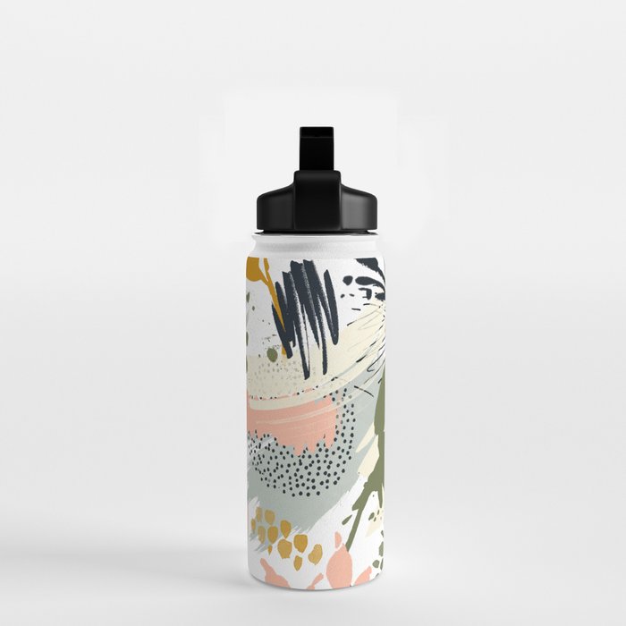 Abstract strokes still life Water Bottle Gallery Image 2