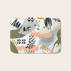 Abstract strokes still life Bath Mat Gallery Image 1