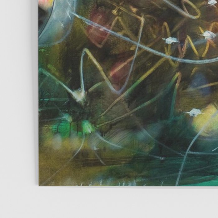 To Cover the Earth with a New Dew, Northern Lights fantastical landscape painting by Robert Matta Poster Gallery Image 3