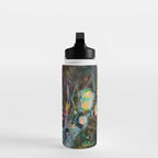 To Cover the Earth with a New Dew, Northern Lights fantastical landscape painting by Robert Matta Water Bottle Gallery Image 3
