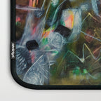 To Cover the Earth with a New Dew, Northern Lights fantastical landscape painting by Robert Matta Laptop Sleeve Gallery Image 3
