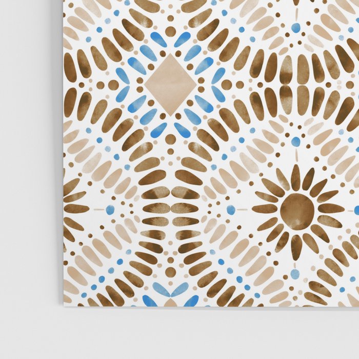 Rustic Tile Mandala A Poster Gallery Image 3