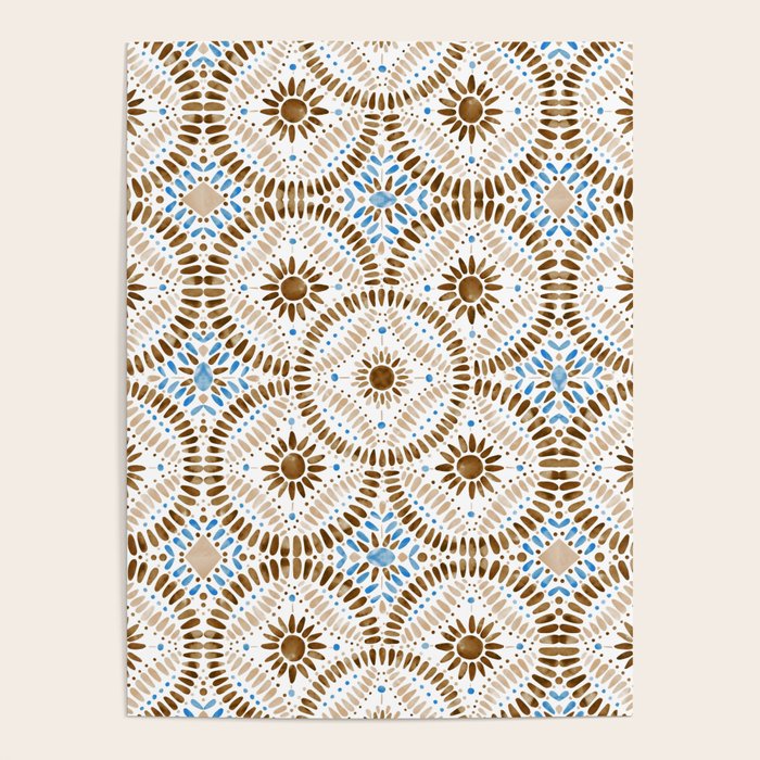 Rustic Tile Mandala A Poster Gallery Image 4