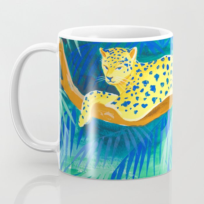 Leopard on Tree Coffee Mug Gallery Image 3