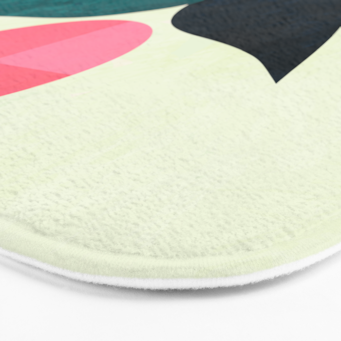 mid century whale sun sea Bath Mat Gallery Image 3