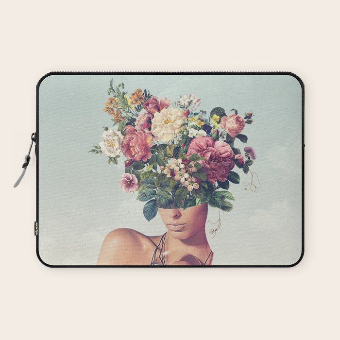 Flower-ism - Bouquet Pot Head Laptop Sleeve Gallery Image 1