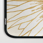 Gold Sunflower Drawing Laptop Sleeve Gallery Image 3