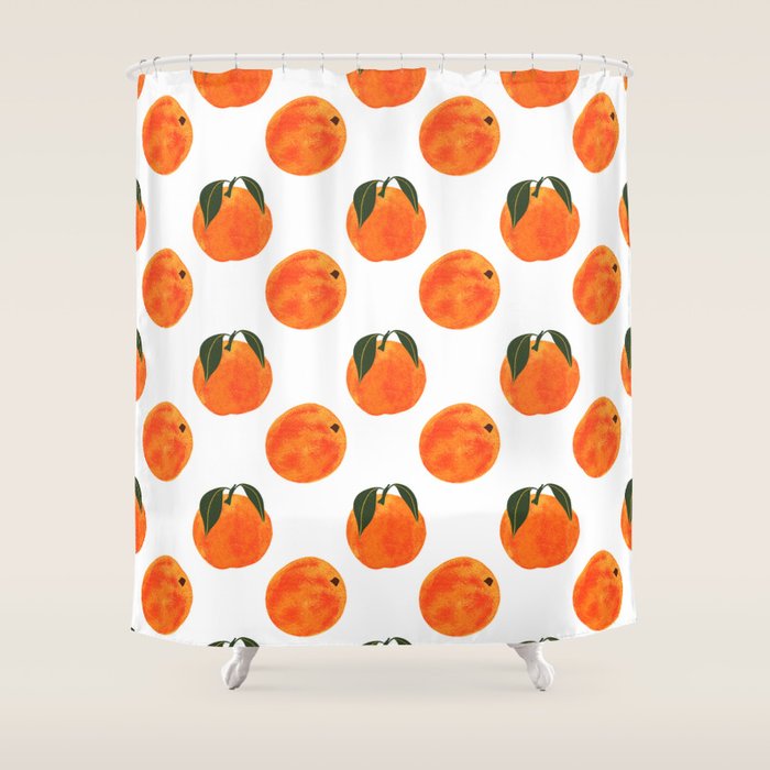 Peach Harvest Shower Curtain Gallery Image 1