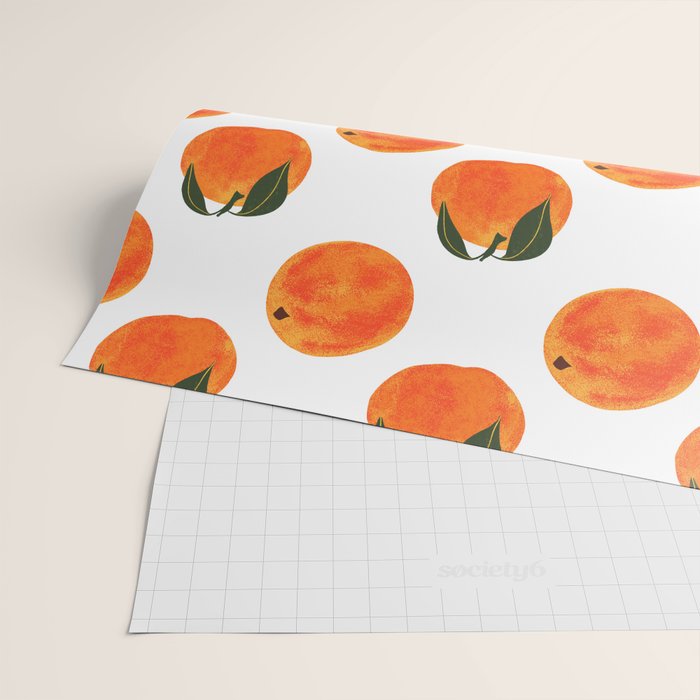 Peach Harvest Wrapping Paper Gallery Image 2