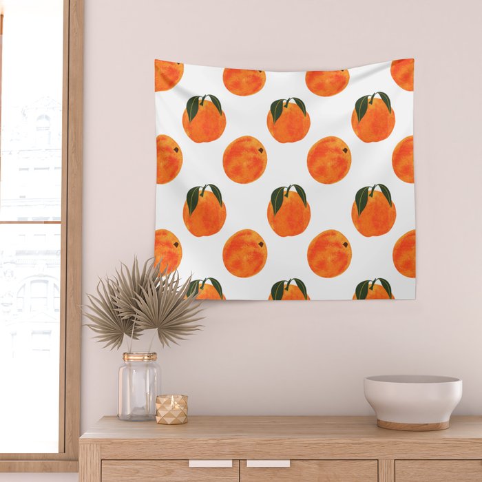 Peach Harvest Wall Tapestry Gallery Image 2