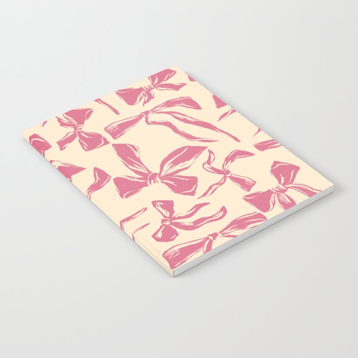 Pink bow pattern Notebook Gallery Image 2