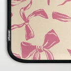 Pink bow pattern Laptop Sleeve Gallery Image 3