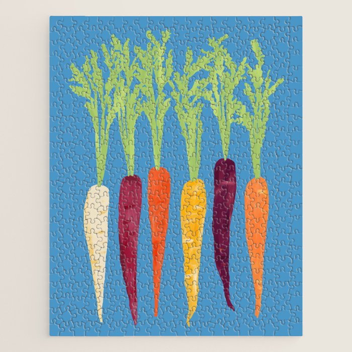 Rainbow Carrots Jigsaw Puzzle Gallery Image 1
