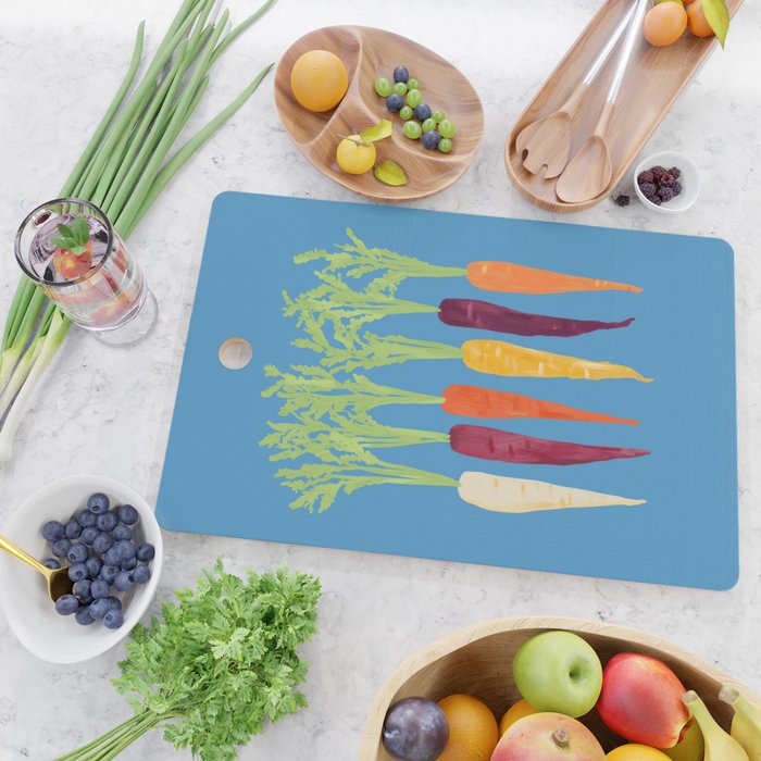 Rainbow Carrots Cutting Board Gallery Image 2