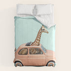 GIRAFFE CAR Comforter Gallery Image 6