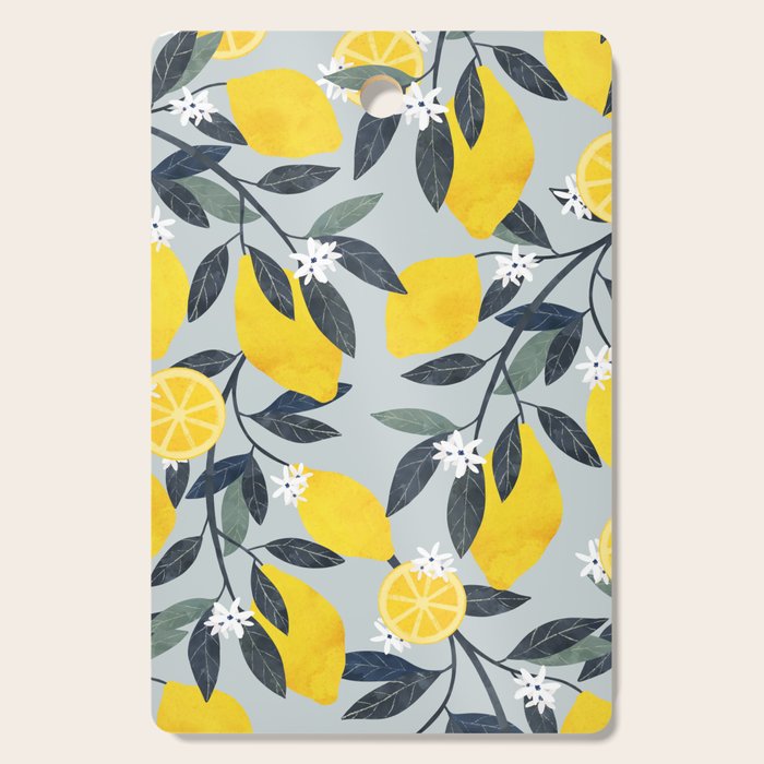 Lemon tree branch Cutting Board Gallery Image 1