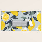 Lemon tree branch Desk Mat Gallery Image 1