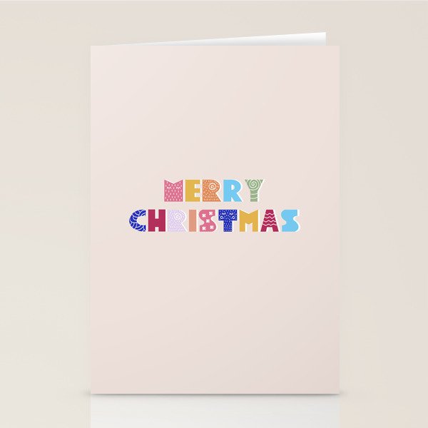 MERRY CHRISTMAS Stationery Card Gallery Image 1