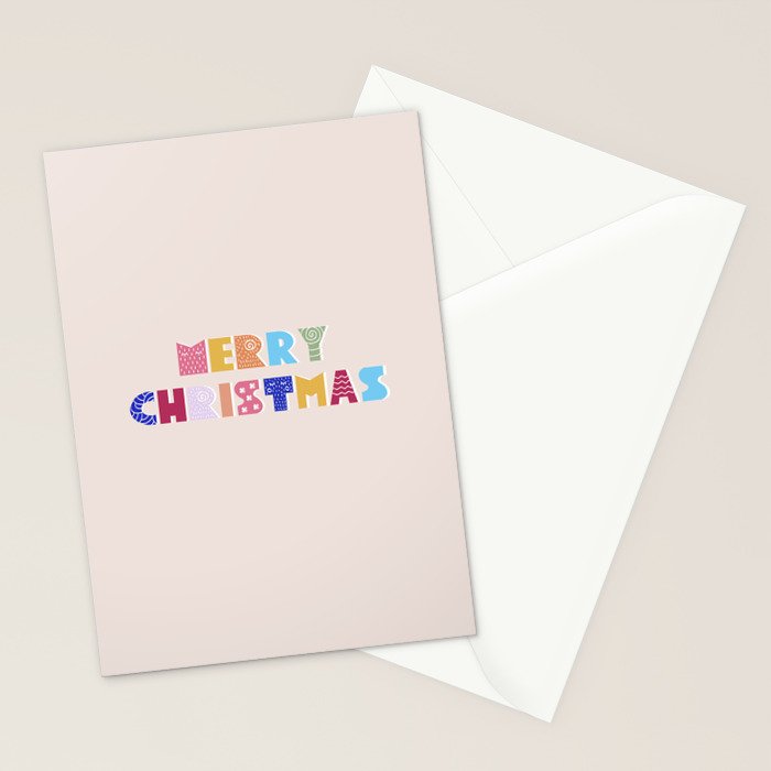 MERRY CHRISTMAS Stationery Card Gallery Image 2