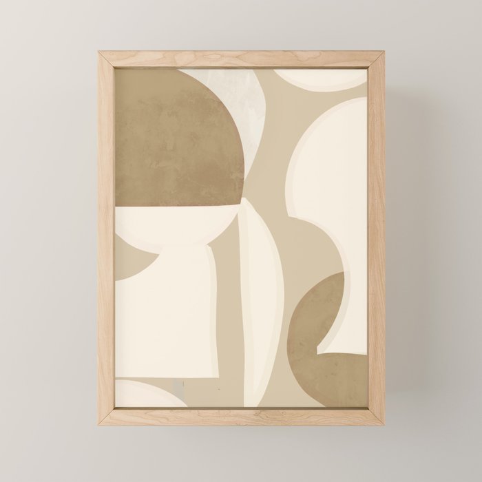 Minimal Abstraction Mini Art Print Gallery Image 1
