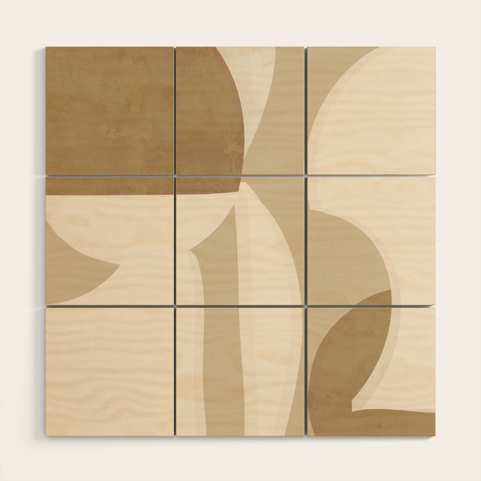 Minimal Abstraction Wood Wall Art Gallery Image 1