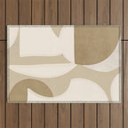 Minimal Abstraction Outdoor Rug Gallery Image 1