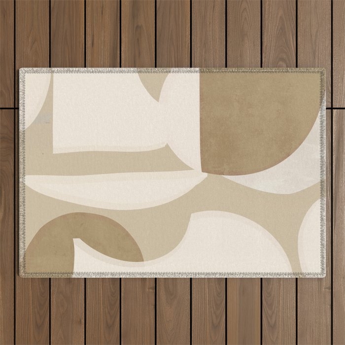 Minimal Abstraction Outdoor Rug Gallery Image 1
