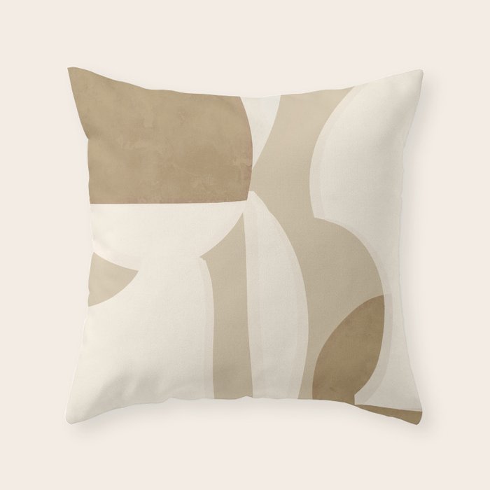 Minimal Abstraction Throw Pillow Gallery Image 1