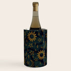 Tie Dye Moon and Star Print in Blue Wine Chiller Gallery Image 2