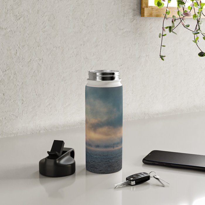 Sailing Among the Clouds - Landscape and Nature Photography Water Bottle Gallery Image 4