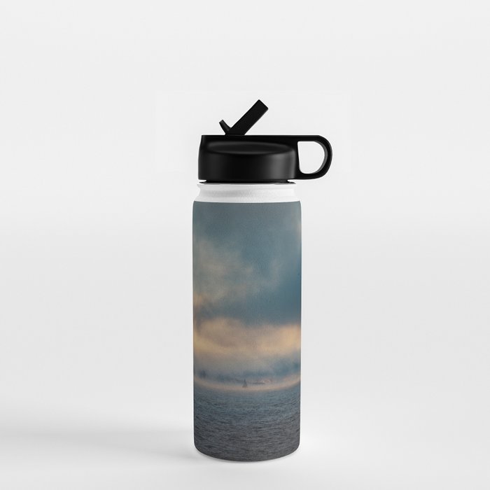 Sailing Among the Clouds - Landscape and Nature Photography Water Bottle Gallery Image 1