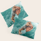 Wherever the current takes me (the jellyfish) Pillow Sham Gallery Image 3