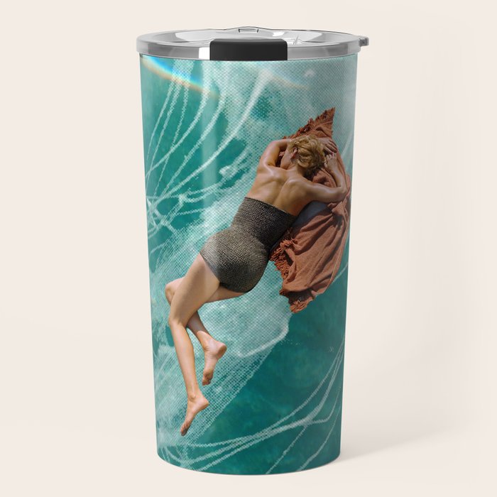 Wherever the current takes me (the jellyfish) Travel Mug Gallery Image 1